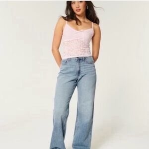 Hollister Mid Rise Baggy Jeans